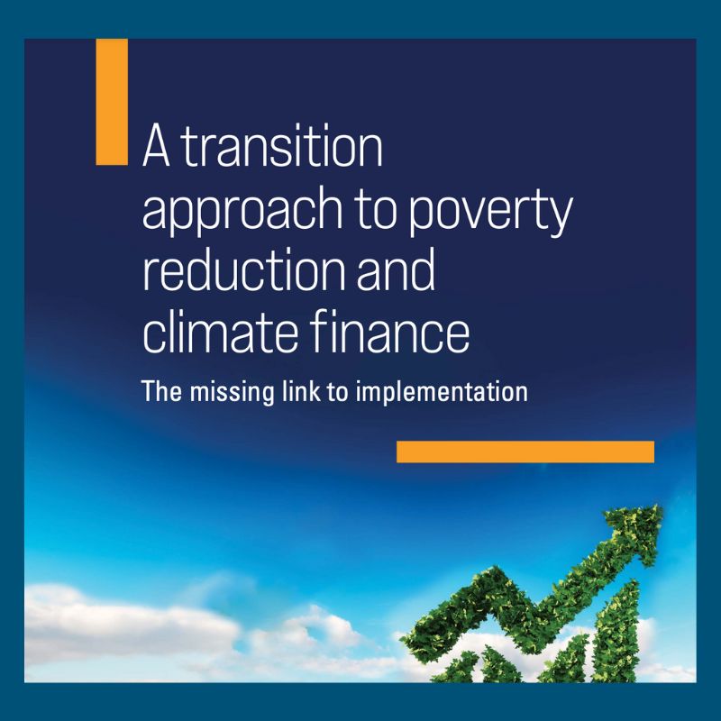 A transition approach to poverty reduction and climate finance [2023]