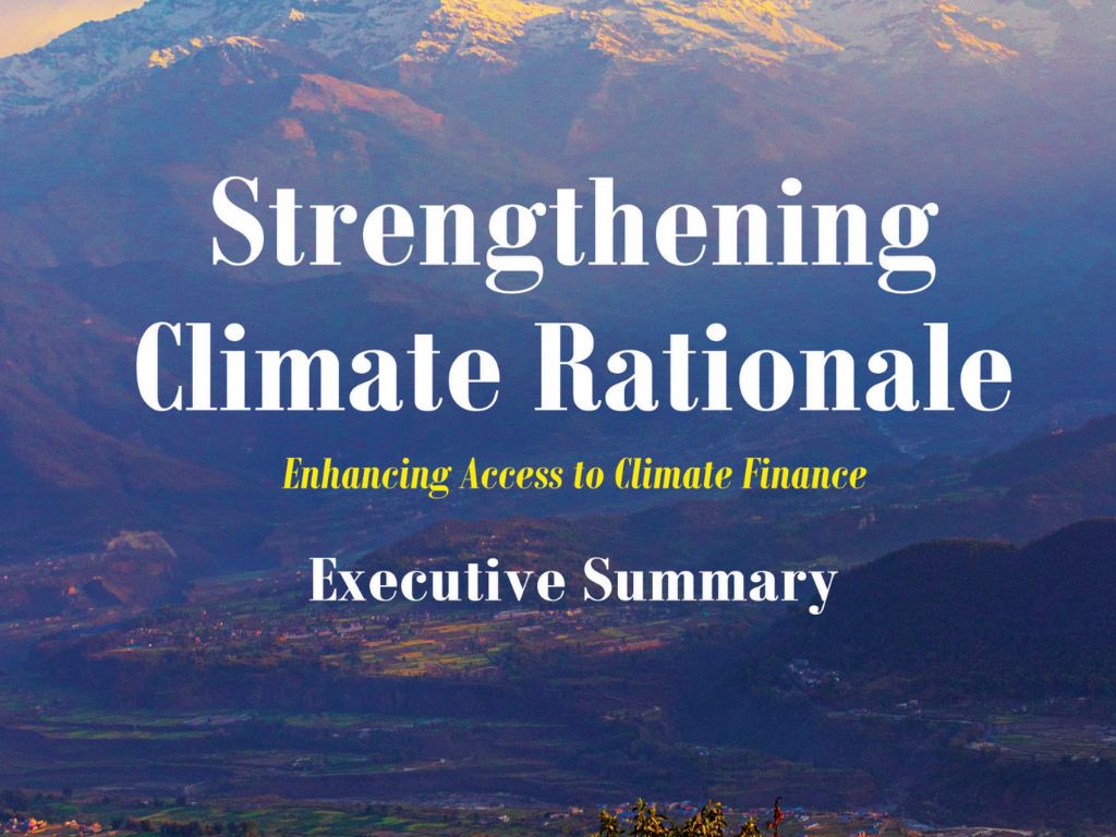 Nepal Strengthening Climate Rationale - Executive Summary