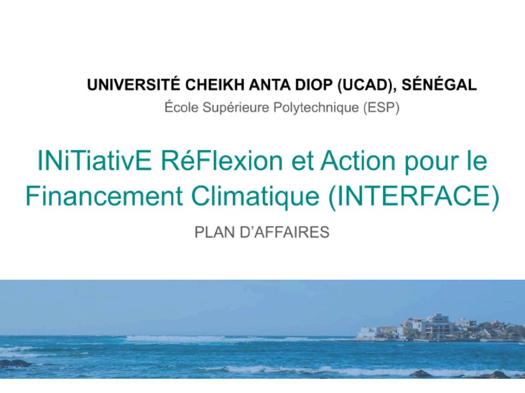 Senegal Business Plan- French