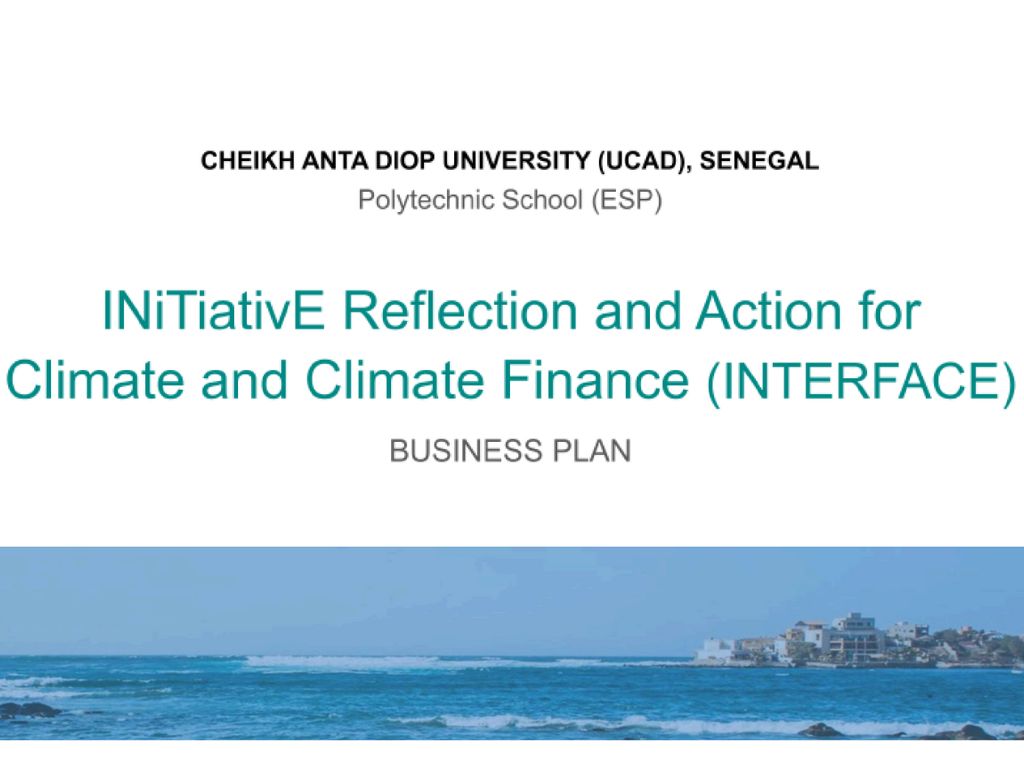 Senegal Business Plan- English